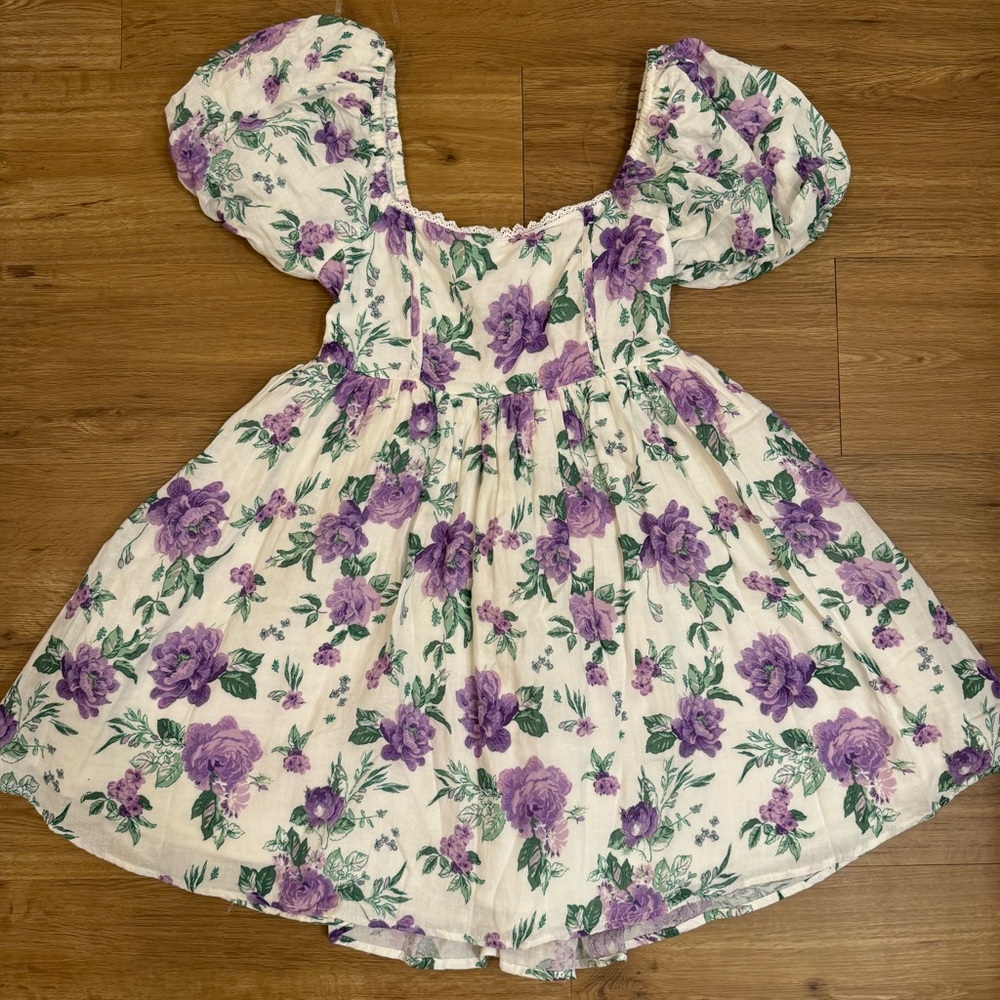 Altar'd State Ashleigh Puff Sleeve Dress